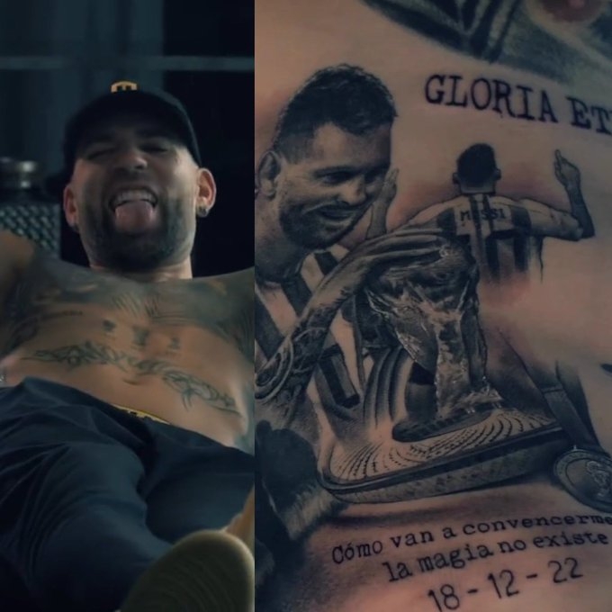 开云-好兄弟！奥塔门迪身上有梅西文身，今日梅西让点助其主场告别破门